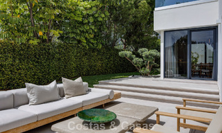 Villa de luxe, prête à emménager, au style contemporain méditerranéen à vendre dans un quartier de golf de Marbella - Benahavís 798712 
