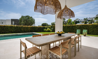 Villa de luxe, prête à emménager, au style contemporain méditerranéen à vendre dans un quartier de golf de Marbella - Benahavís 798714 