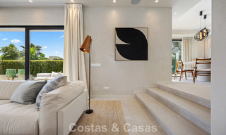 Villa de luxe, prête à emménager, au style contemporain méditerranéen à vendre dans un quartier de golf de Marbella - Benahavís 798717 