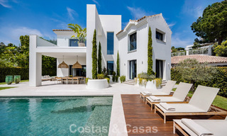 Villa de luxe, prête à emménager, au style contemporain méditerranéen à vendre dans un quartier de golf de Marbella - Benahavís 798719 