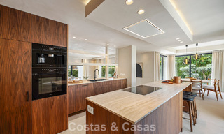 Villa de luxe, prête à emménager, au style contemporain méditerranéen à vendre dans un quartier de golf de Marbella - Benahavís 798720 
