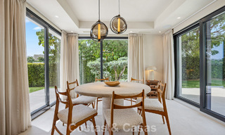 Villa de luxe, prête à emménager, au style contemporain méditerranéen à vendre dans un quartier de golf de Marbella - Benahavís 798721 