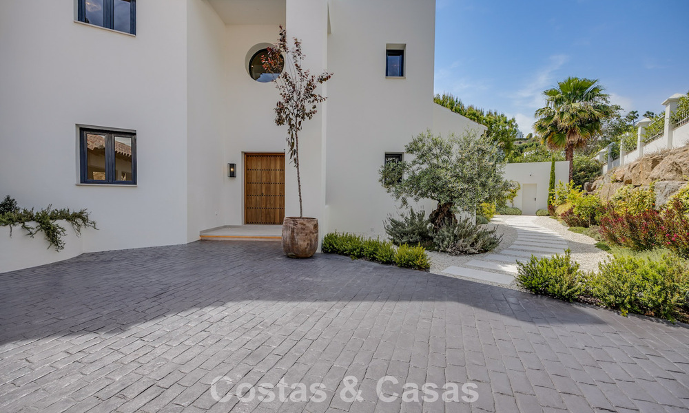 Villa de luxe, prête à emménager, au style contemporain méditerranéen à vendre dans un quartier de golf de Marbella - Benahavís 798735