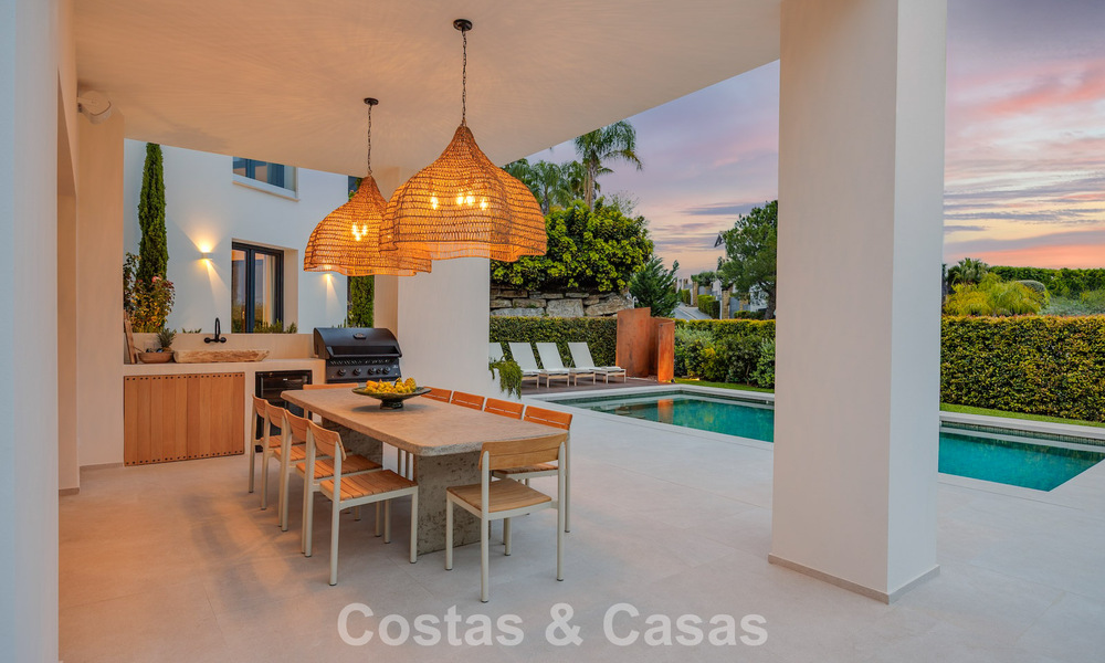 Villa de luxe, prête à emménager, au style contemporain méditerranéen à vendre dans un quartier de golf de Marbella - Benahavís 798738