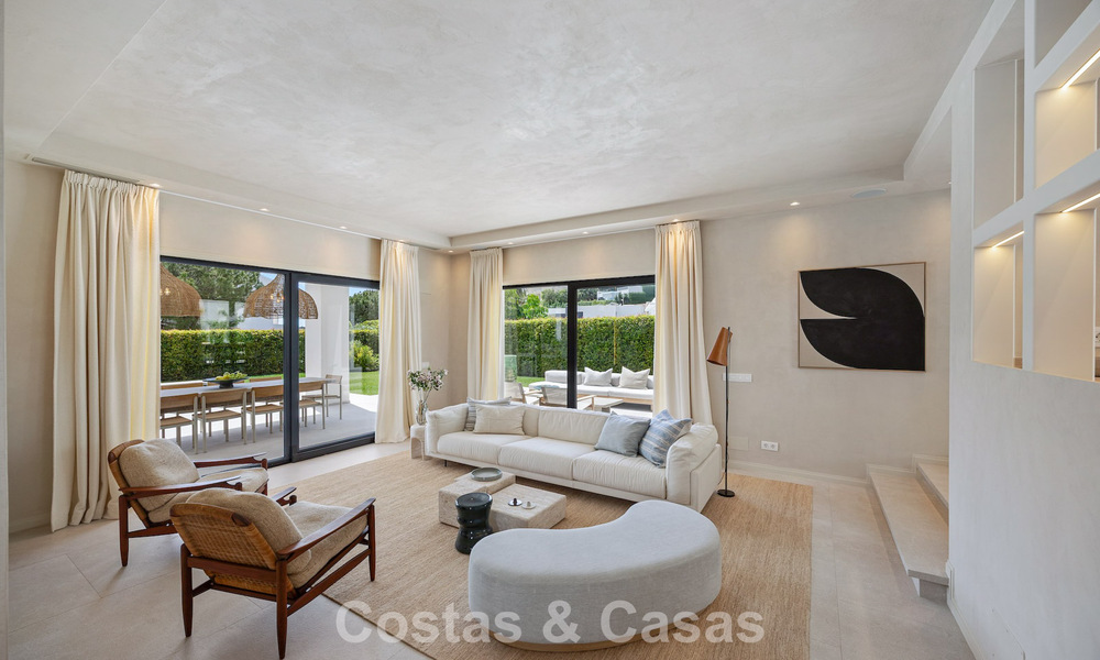 Villa de luxe, prête à emménager, au style contemporain méditerranéen à vendre dans un quartier de golf de Marbella - Benahavís 798740