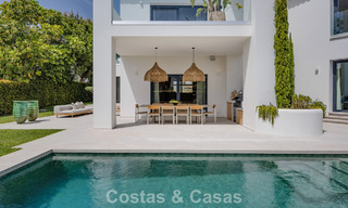 Villa de luxe, prête à emménager, au style contemporain méditerranéen à vendre dans un quartier de golf de Marbella - Benahavís 798749 