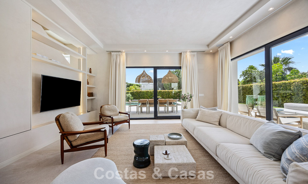 Villa de luxe, prête à emménager, au style contemporain méditerranéen à vendre dans un quartier de golf de Marbella - Benahavís 798759