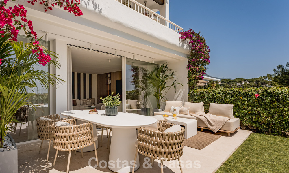Élégant appartement modernisé à vendre, première ligne Aloha Golf à Nueva Andalucía, Marbella 798774