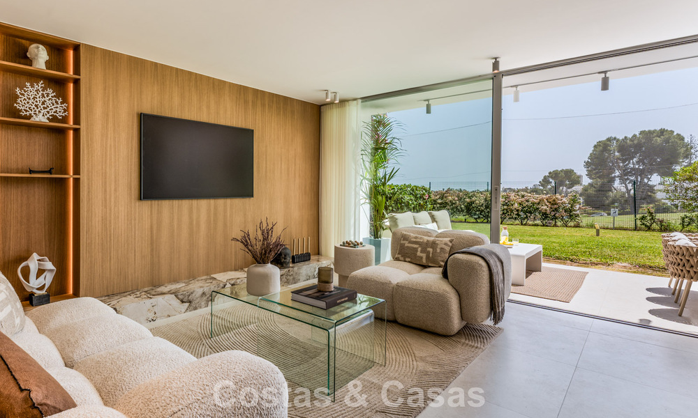 Élégant appartement modernisé à vendre, première ligne Aloha Golf à Nueva Andalucía, Marbella 798783