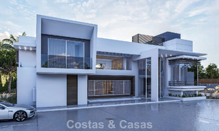 Villa moderne exclusive en construction à vendre à Guadalmina Baja, Marbella 798828 