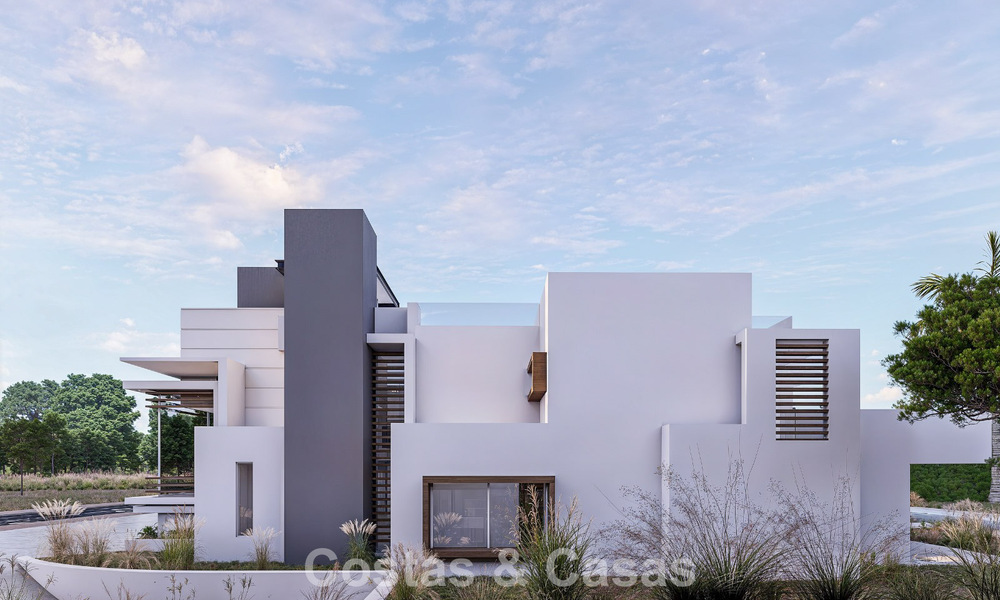 Villa moderne exclusive en construction à vendre à Guadalmina Baja, Marbella 798833