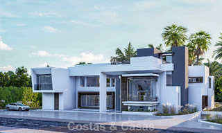 Villa moderne exclusive en construction à vendre à Guadalmina Baja, Marbella 798838 