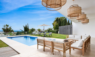 Villa contemporaine avec vues panoramiques sur la mer à vendre dans un prestigieux quartier de golf à Marbella - Benahavís 798839 