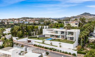 Villa contemporaine avec vues panoramiques sur la mer à vendre dans un prestigieux quartier de golf à Marbella - Benahavís 798884 