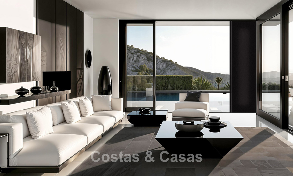 Villa moderne exclusive avec vues panoramiques à vendre à La Cala Golf, Mijas, Costa del Sol 798924