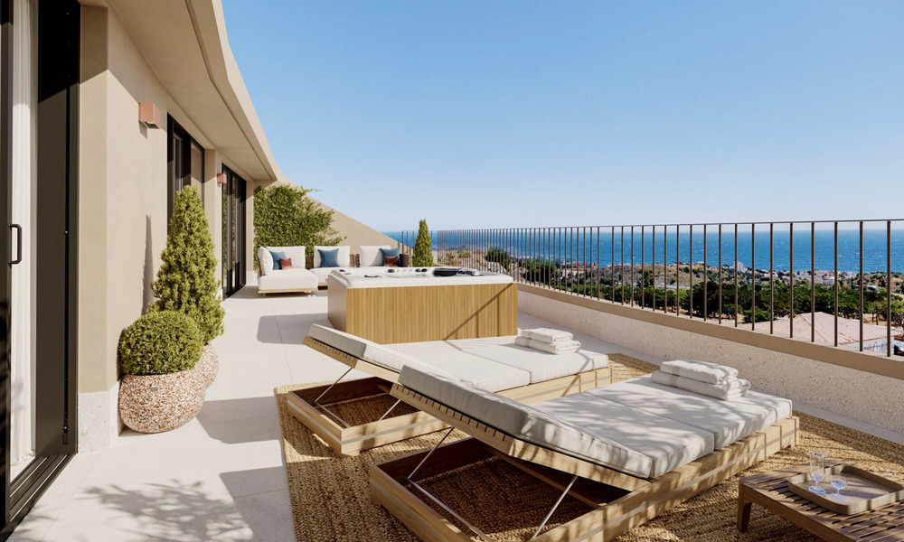 Appartements neufs modernes et luxueux avec vue imprenable sur la mer à vendre à Fuengirola, Costa del Sol 798983
