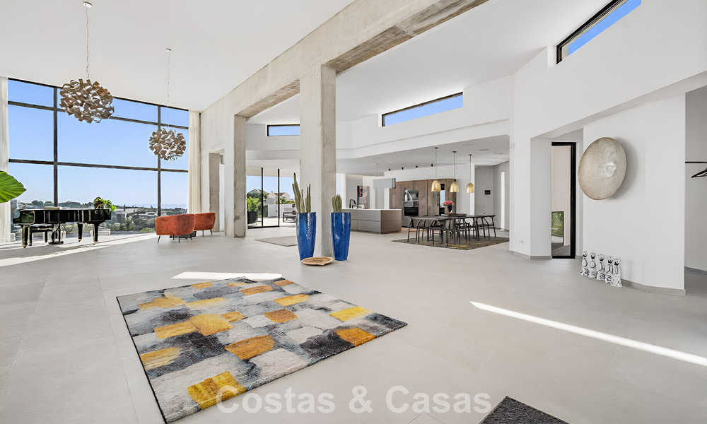 Villa de luxe contemporaine avec vues panoramiques sur la mer à vendre dans les collines de Marbella - Benahavís 798937