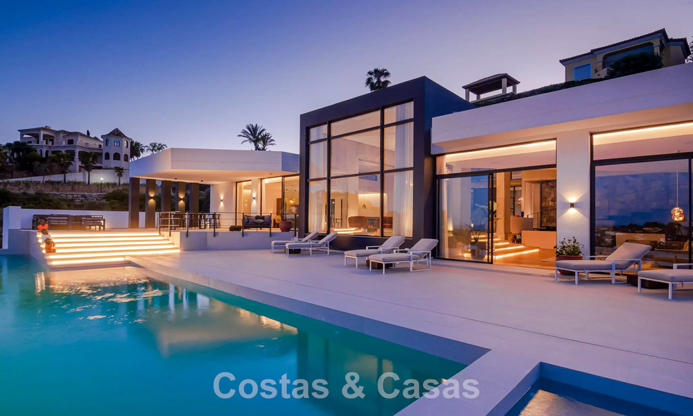 Villa de luxe contemporaine avec vues panoramiques sur la mer à vendre dans les collines de Marbella - Benahavís 798945