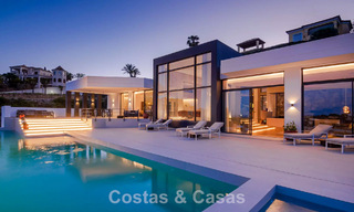 Villa de luxe contemporaine avec vues panoramiques sur la mer à vendre dans les collines de Marbella - Benahavís 798945 