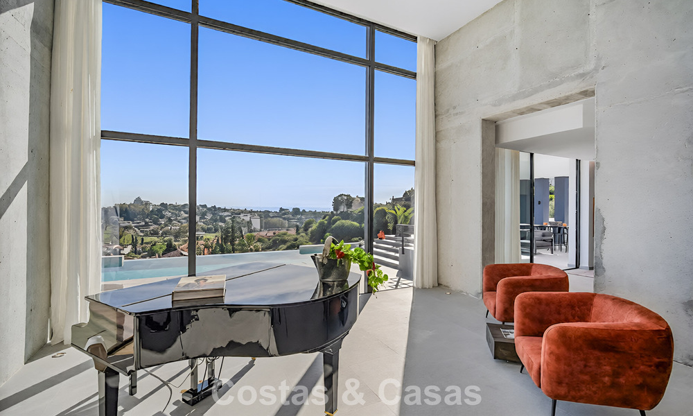Villa de luxe contemporaine avec vues panoramiques sur la mer à vendre dans les collines de Marbella - Benahavís 798956