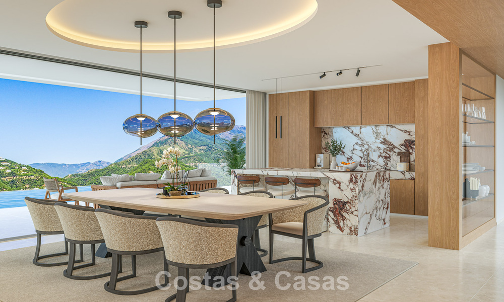 Villa de luxe design avec vue panoramique sur la mer à vendre dans un resort de golf sécurisé à Marbella - Benahavís 799028