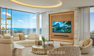 Villa de luxe design avec vue panoramique sur la mer à vendre dans un resort de golf sécurisé à Marbella - Benahavís 799030 