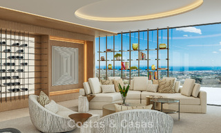 Villa de luxe design avec vue panoramique sur la mer à vendre dans un resort de golf sécurisé à Marbella - Benahavís 799036 