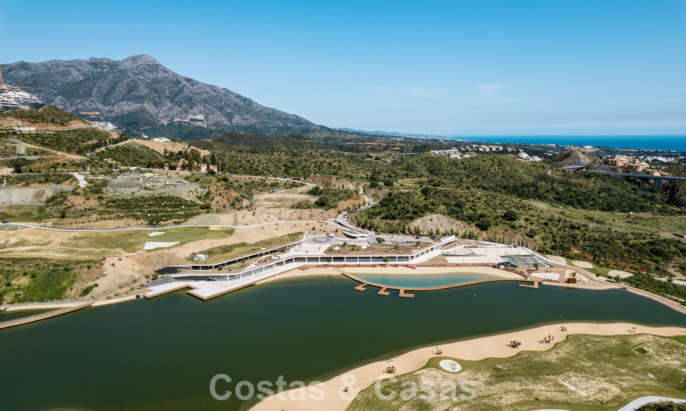 Villa de luxe design avec vue panoramique sur la mer à vendre dans un resort de golf sécurisé à Marbella - Benahavís 799053