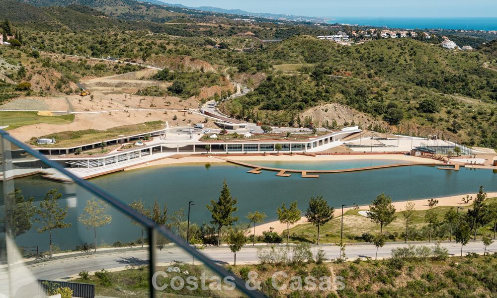 Villa de luxe design avec vue panoramique sur la mer à vendre dans un resort de golf sécurisé à Marbella - Benahavís 799054