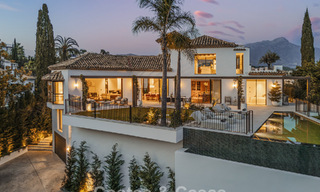 Villa royale au style architectural méditerranéen contemporain à vendre dans une urbanisation sécurisée à Marbella - Benahavís 799063 