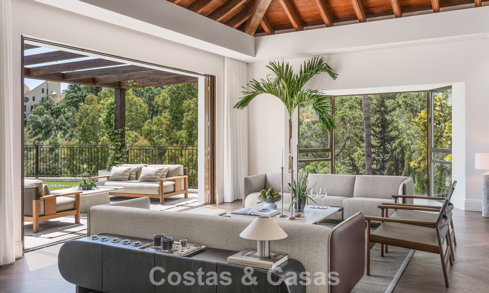 Villa royale au style architectural méditerranéen contemporain à vendre dans une urbanisation sécurisée à Marbella - Benahavís 799087