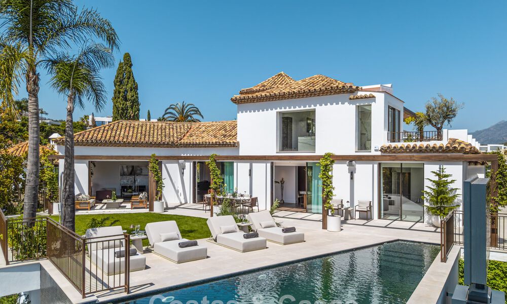 Villa royale au style architectural méditerranéen contemporain à vendre dans une urbanisation sécurisée à Marbella - Benahavís 799092