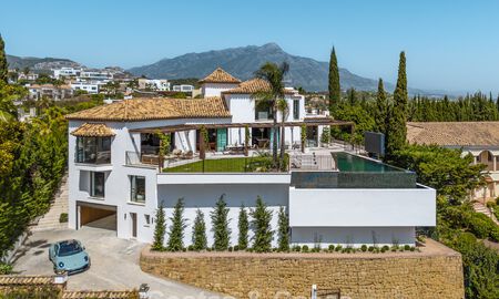 Villa royale au style architectural méditerranéen contemporain à vendre dans une urbanisation sécurisée à Marbella - Benahavís 799094