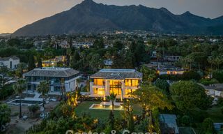 Nouvelle villa architecturale moderne avec vue imprenable sur la mer à vendre sur le Golden Mile de Marbella 799285 