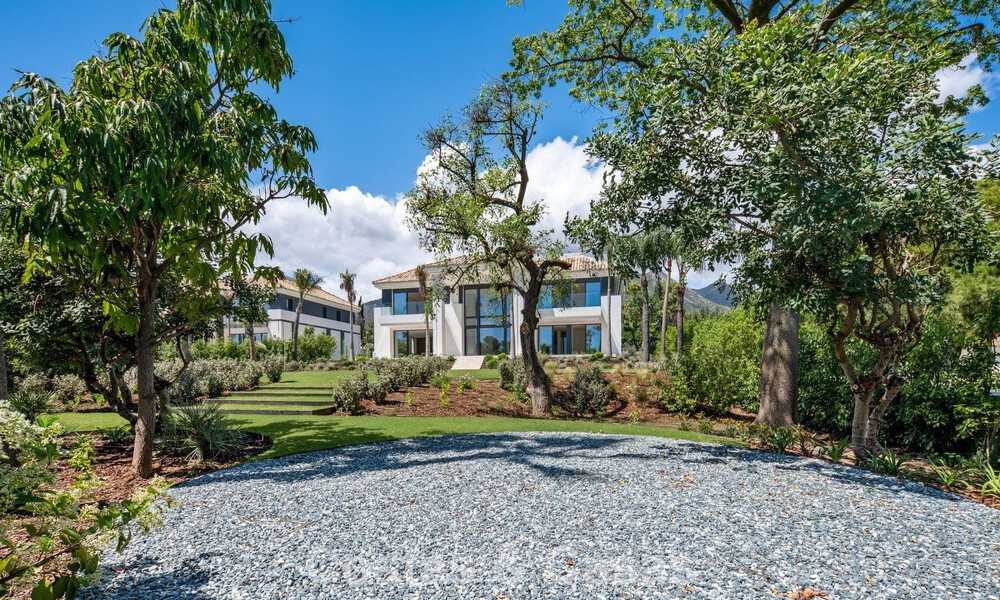 Nouvelle villa architecturale moderne avec vue imprenable sur la mer à vendre sur le Golden Mile de Marbella 799334