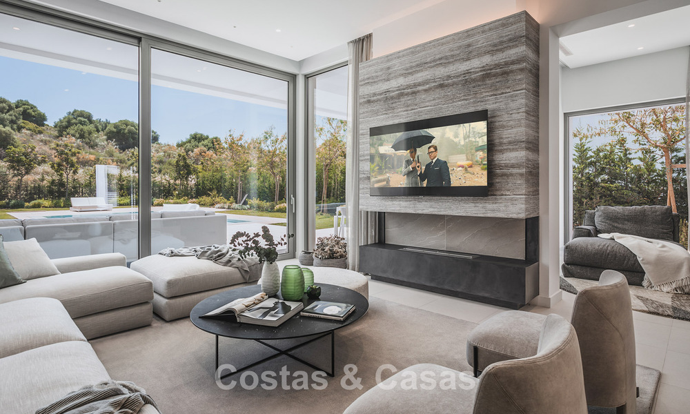 Élégante villa contemporaine à vendre sur la new golden mile entre Marbella et Estepona 799482