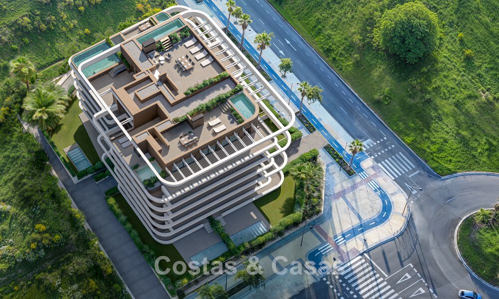 Lancement! Appartements neufs modernes avec vue sur la mer à vendre dans le centre d’Estepona 799530