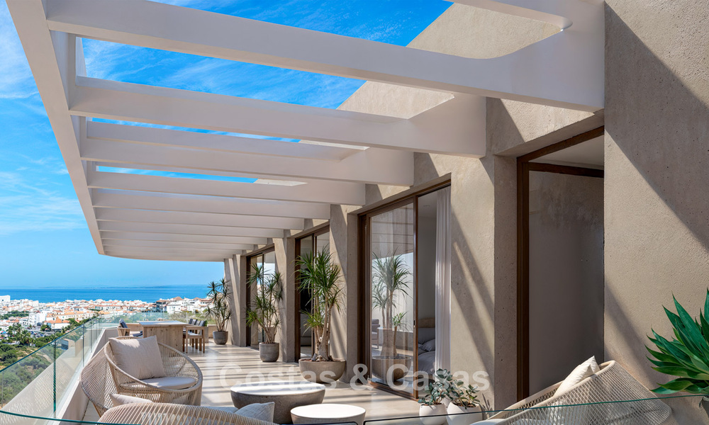 Lancement! Appartements neufs modernes avec vue sur la mer à vendre dans le centre d’Estepona 799533