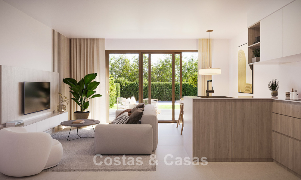 Lancement! Appartements neufs modernes avec vue sur la mer à vendre dans le centre d’Estepona 799547