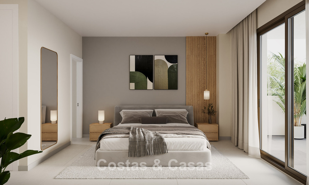 Lancement! Appartements neufs modernes avec vue sur la mer à vendre dans le centre d’Estepona 799549