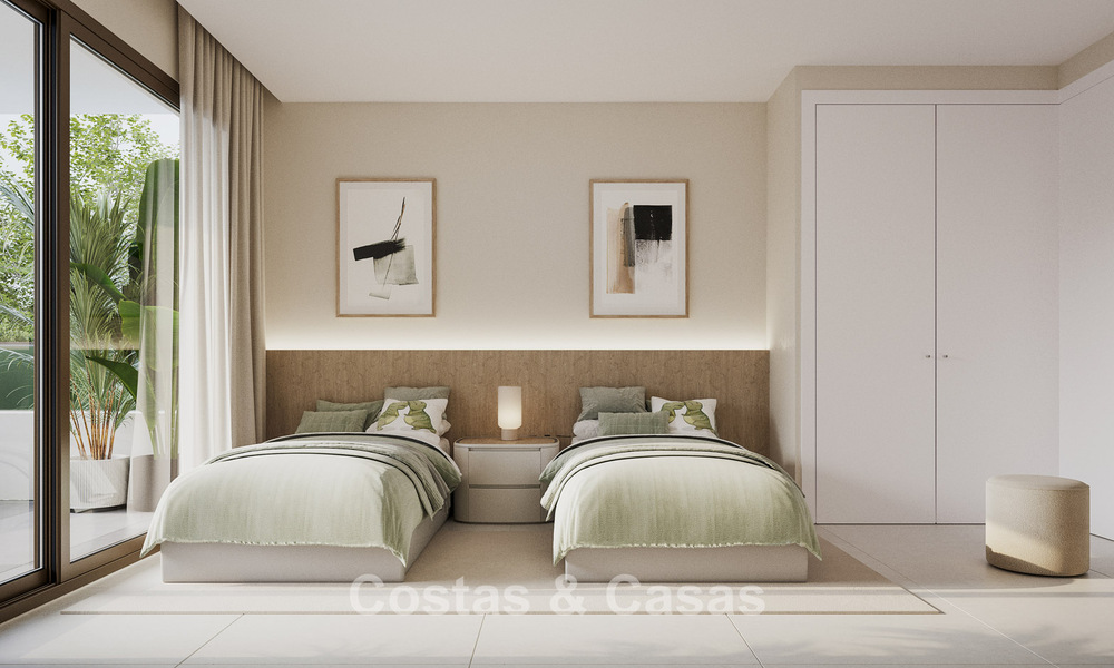 Lancement! Appartements neufs modernes avec vue sur la mer à vendre dans le centre d’Estepona 799550