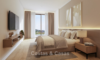 Maisons neuves avec vue sur la mer et les montagnes à vendre dans un complexe de style resort à Fuengirola, Costa del Sol 799587 