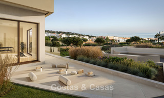 Maisons neuves avec vue sur la mer et les montagnes à vendre dans un complexe de style resort à Fuengirola, Costa del Sol 799591 