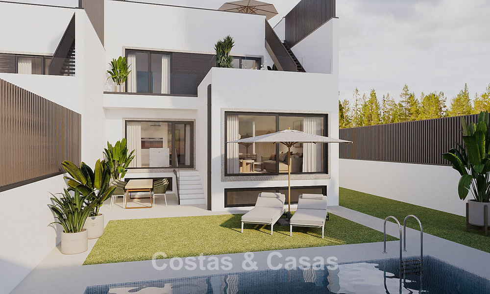 Lancement! Appartements en première ligne de plage et maisons mitoyennes avec vue mer à vendre près de Sotogrande, Costa del Sol 799738