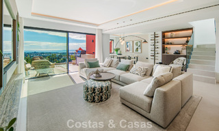Penthouse haut de gamme entièrement rénové avec vue spectaculaire sur la mer à vendre à Marbella - Benahavís 800053 