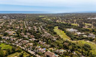 Magnifique villa andalouse contemporaine rénovée avec vue panoramique sur la mer à vendre à Sotogrande, Costa del Sol 799838 