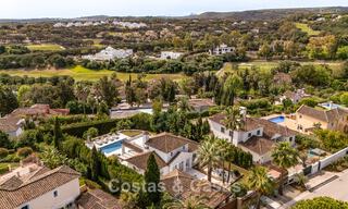 Magnifique villa andalouse contemporaine rénovée avec vue panoramique sur la mer à vendre à Sotogrande, Costa del Sol 799839 