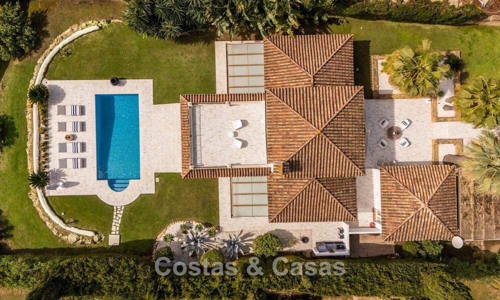 Magnifique villa andalouse contemporaine rénovée avec vue panoramique sur la mer à vendre à Sotogrande, Costa del Sol 799840