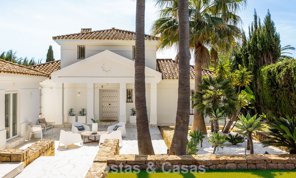 Magnifique villa andalouse contemporaine rénovée avec vue panoramique sur la mer à vendre à Sotogrande, Costa del Sol 799846