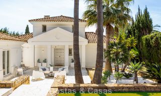 Magnifique villa andalouse contemporaine rénovée avec vue panoramique sur la mer à vendre à Sotogrande, Costa del Sol 799846 